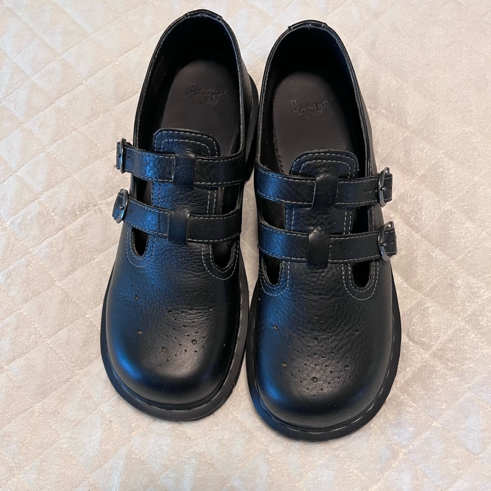 Dr. Martens Women’s Nancie Brogue T-Bar Mary Jane